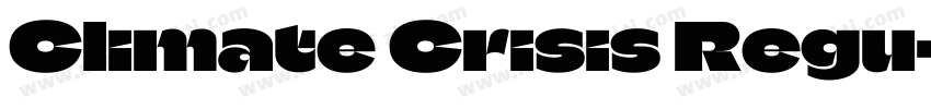 Climate Crisis Regu字体转换